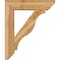 Ekena Millwork Funston Slat Rough Sawn Bracket w/ Offset Brace, Western Red Cedar, 8"W x 32"D x 38"H BKT0806X32X38FST06RWR - alternate 2